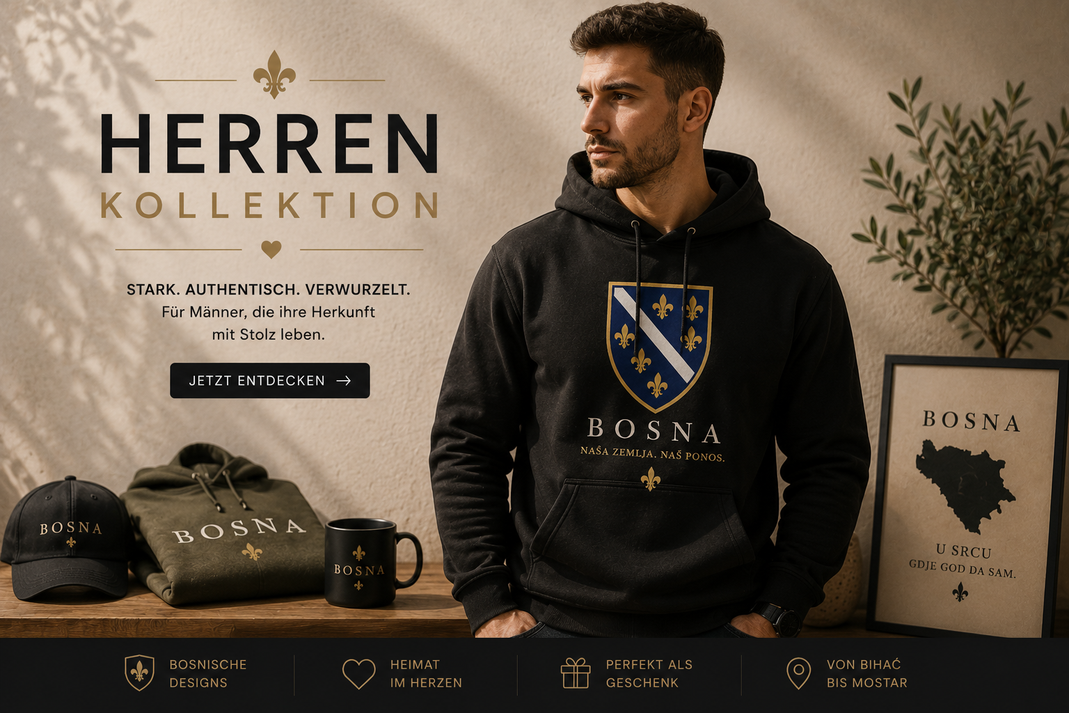 Balkan Stadte Herren Bosnien