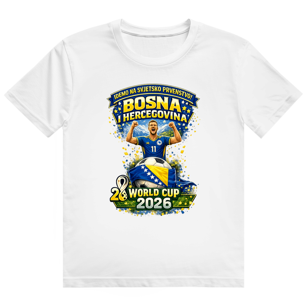 Muška majica Heavy Cotton – Bosna | Dizajn 01 | Prednja štampa