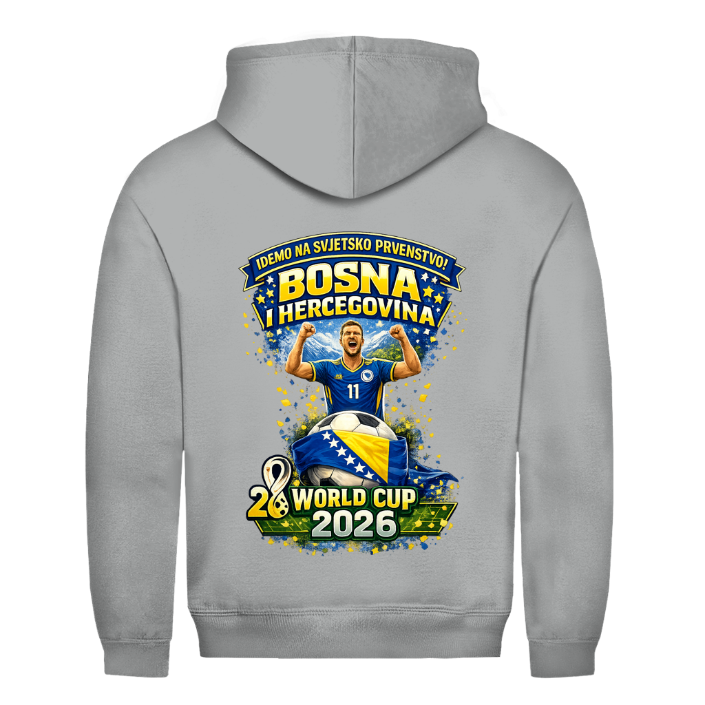 Muška dukserica – Bosna | Dizajn 01 | Print na leđima