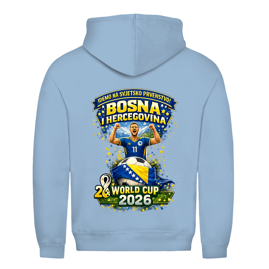 Muška dukserica – Bosna | Dizajn 01 | Print na leđima