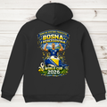 Muška premium organska dukserica – Bosna | Dizajn 01 | Print na leđima