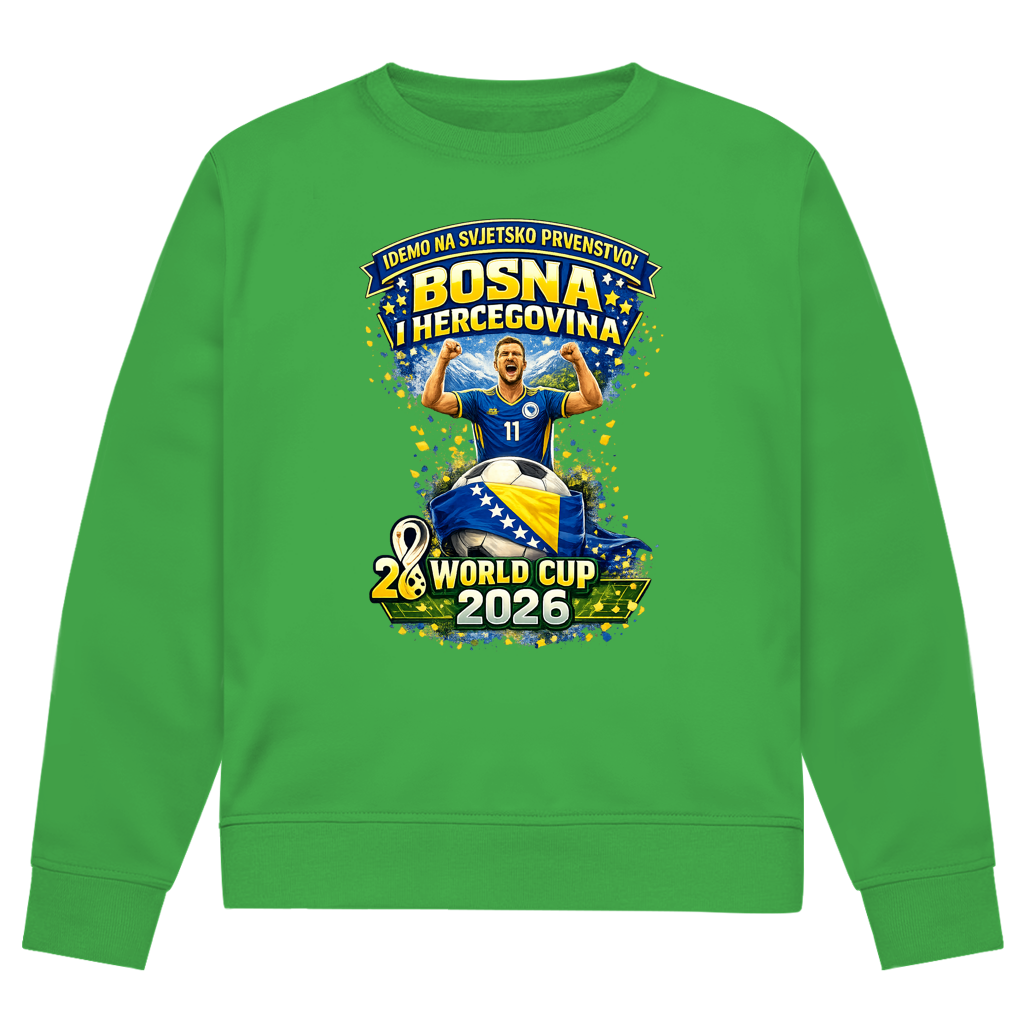 Muški premium organski duks – Bosna | Dizajn 01 | Prednji print
