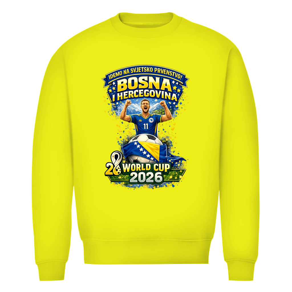 Muški premium organski duks – Bosna | Dizajn 01 | Prednji print