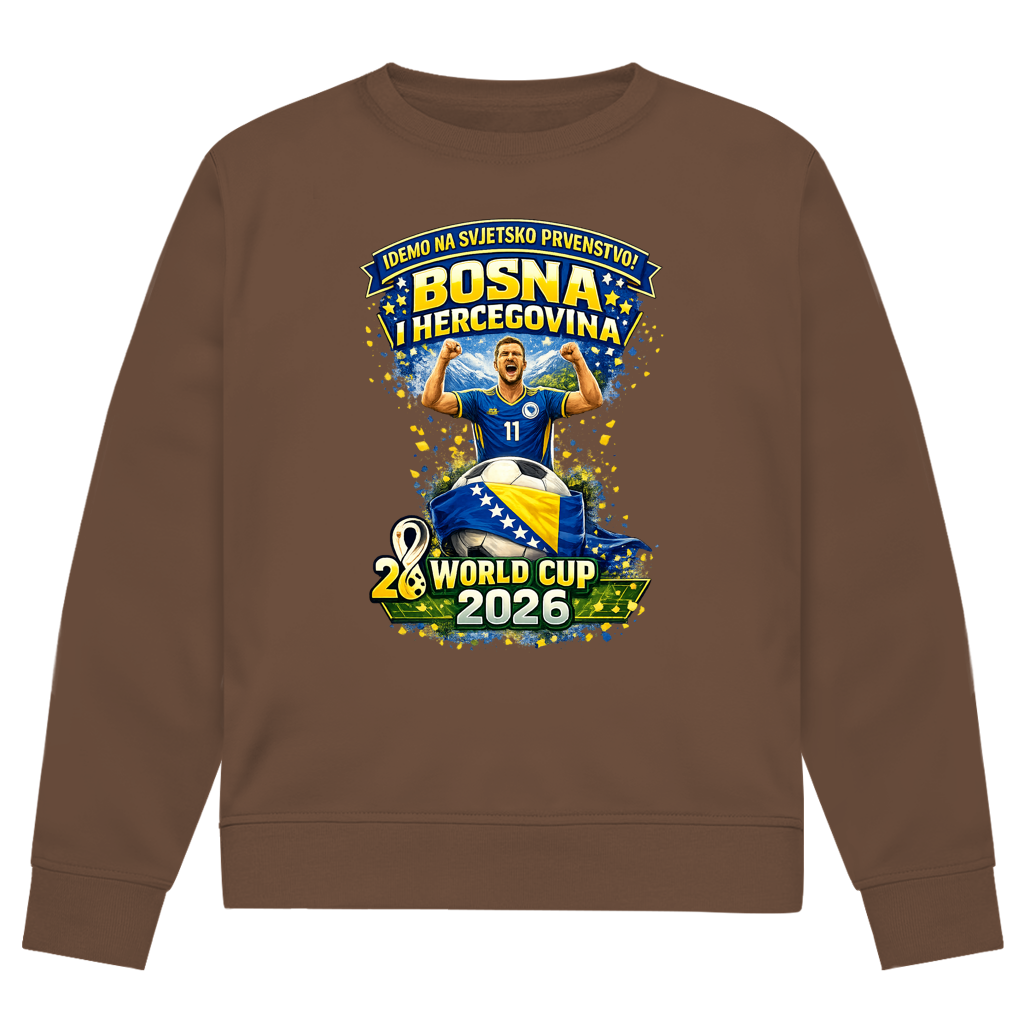 Muški premium organski duks – Bosna | Dizajn 01 | Prednji print