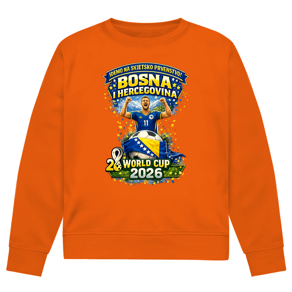 Muški premium organski duks – Bosna | Dizajn 01 | Prednji print
