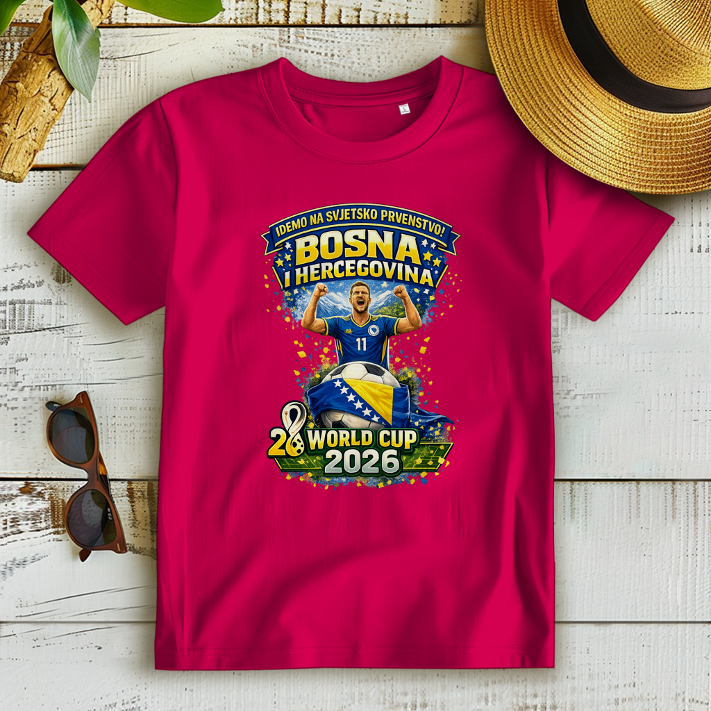 Ženska Premium Organska Majica – Bosna | Dizajn 01 | Prednja štampa