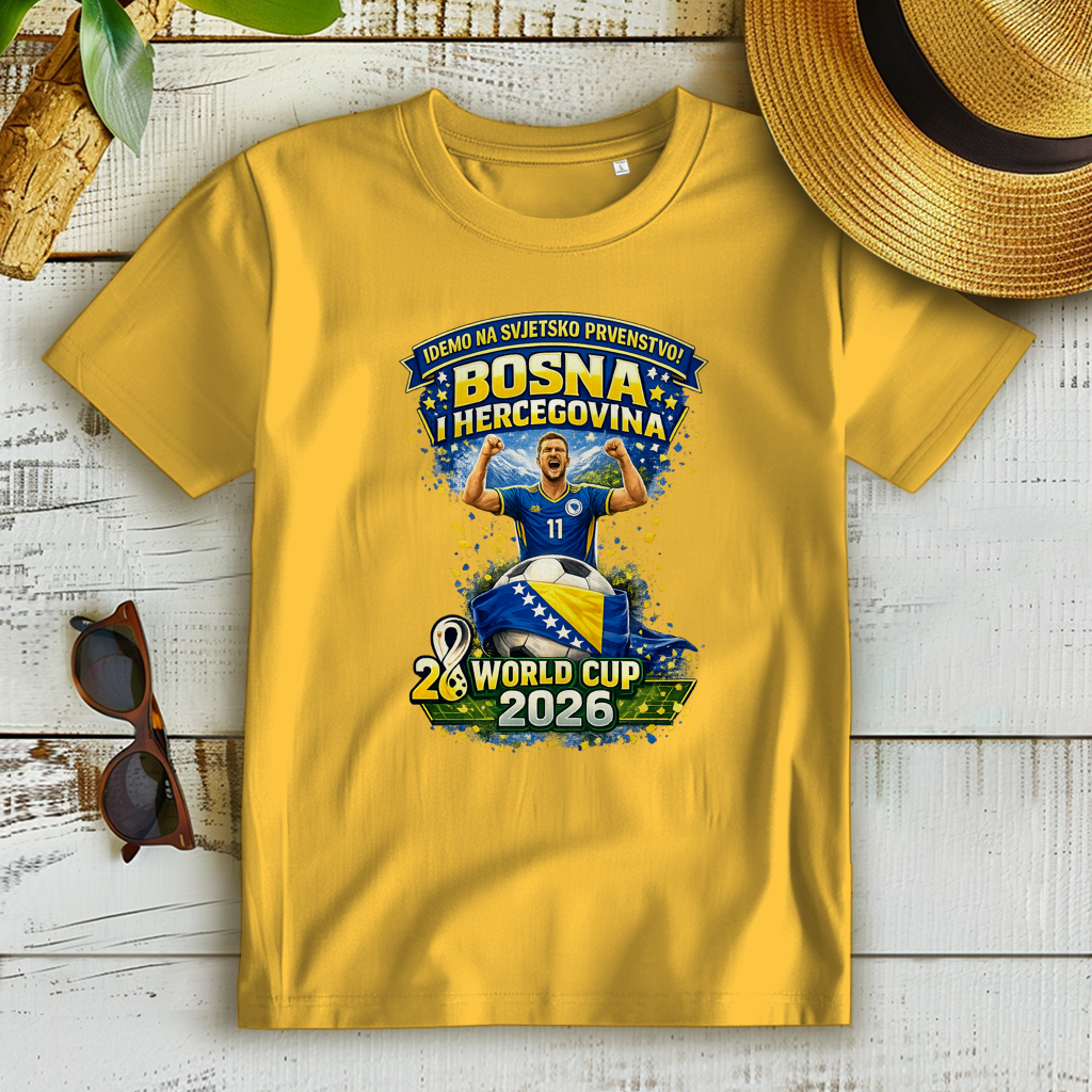 Ženska Premium Organska Majica – Bosna | Dizajn 01 | Prednja štampa