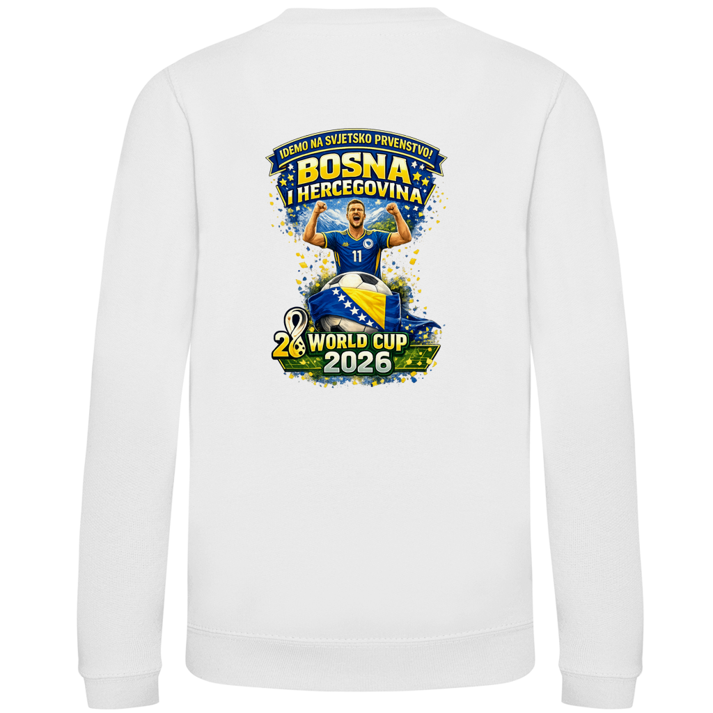 Dječija dukserica – Bosna | Dizajn 01 | Print na leđima