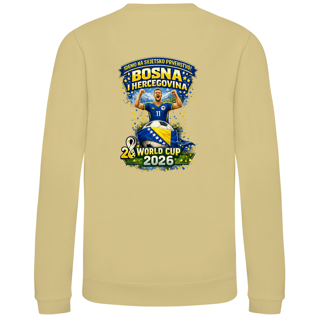 Dječija dukserica – Bosna | Dizajn 01 | Print na leđima