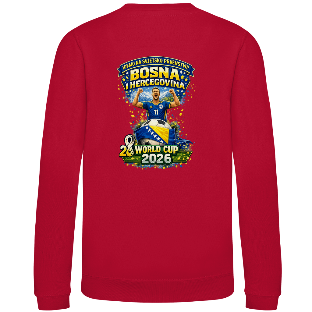 Dječija dukserica – Bosna | Dizajn 01 | Print na leđima