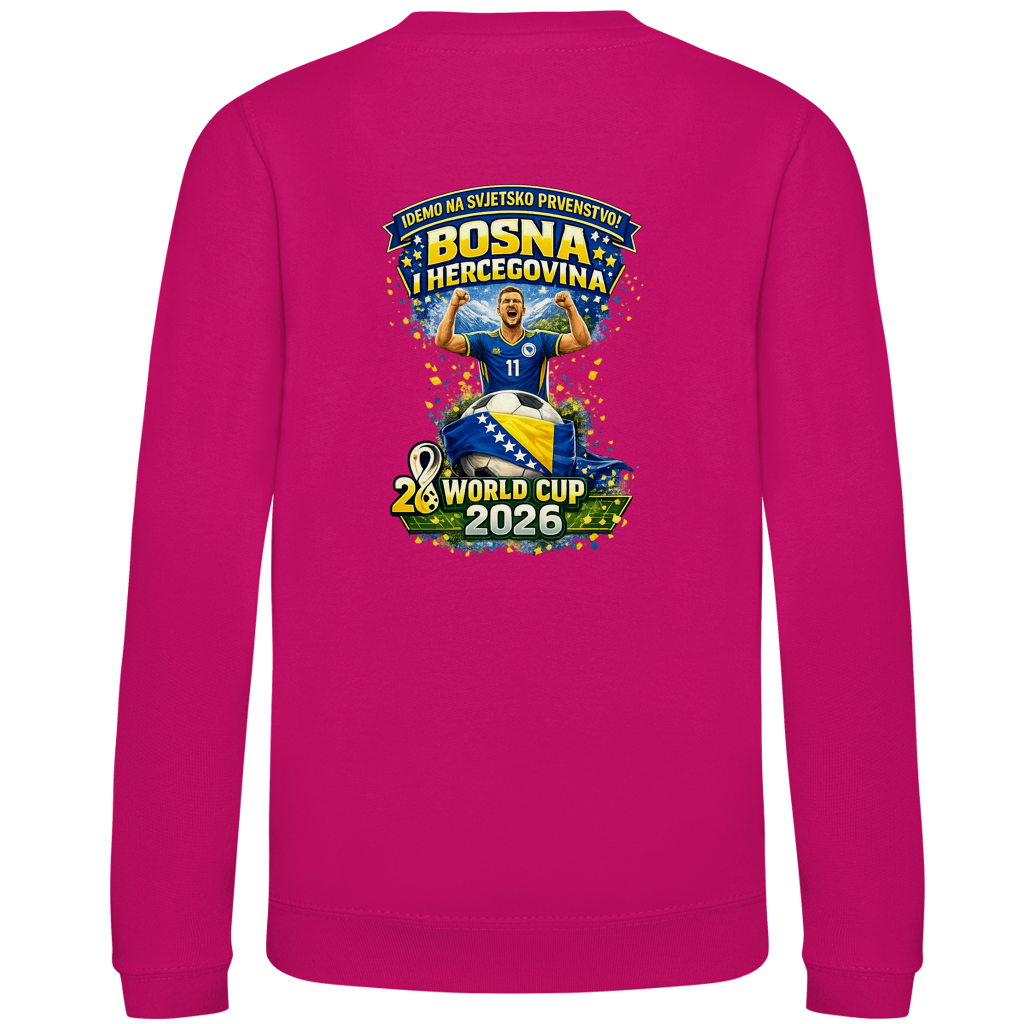 Dječija dukserica – Bosna | Dizajn 01 | Print na leđima