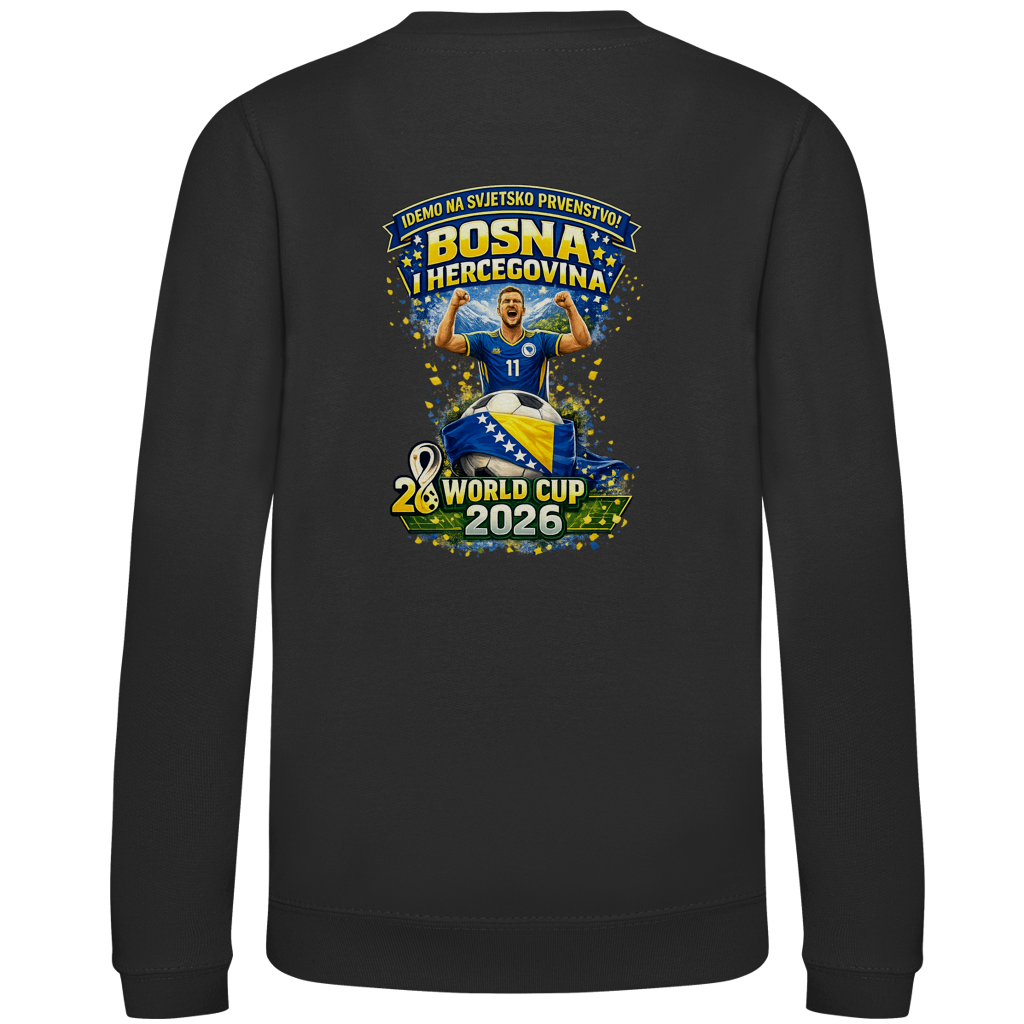 Dječija dukserica – Bosna | Dizajn 01 | Print na leđima