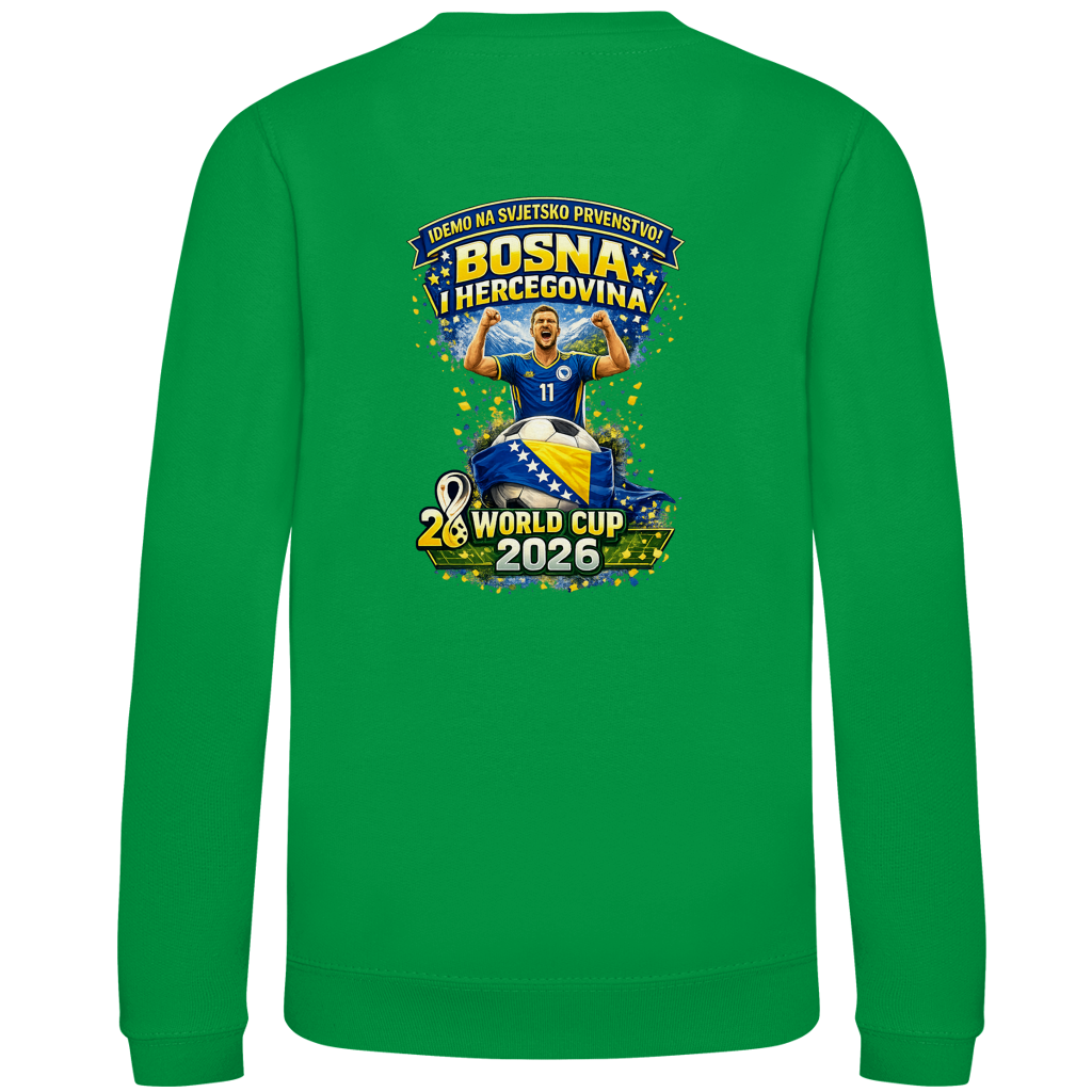 Dječija dukserica – Bosna | Dizajn 01 | Print na leđima