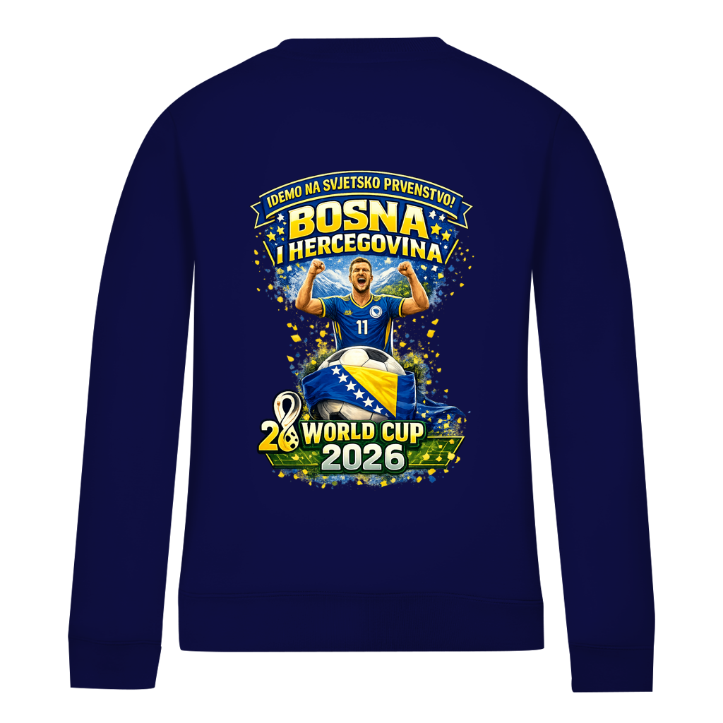Ženska dukserica – Bosna | Dizajn 01 | Print na leđima