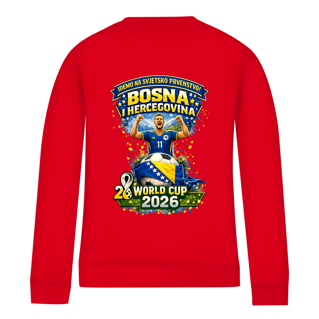 Ženska dukserica – Bosna | Dizajn 01 | Print na leđima