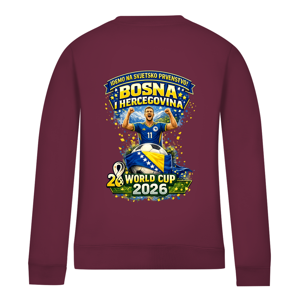 Ženska dukserica – Bosna | Dizajn 01 | Print na leđima