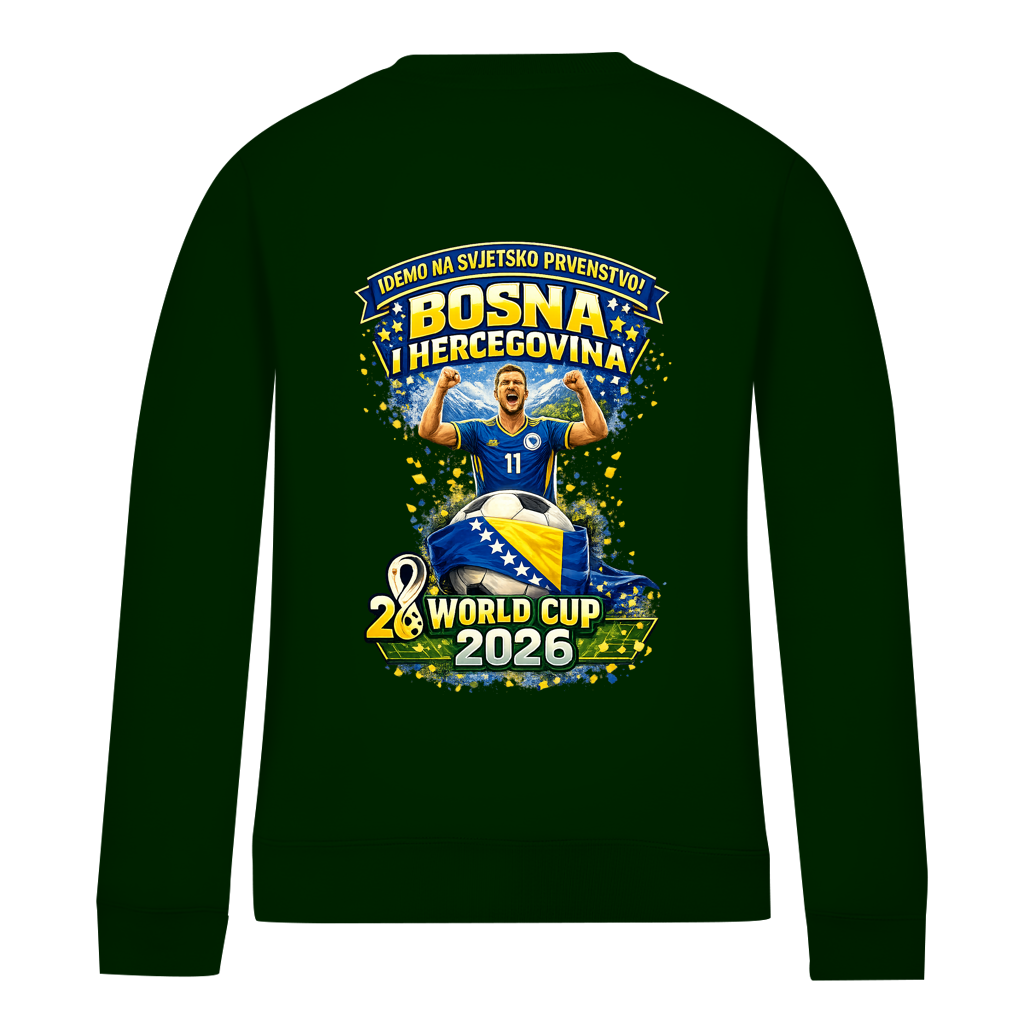 Ženska dukserica – Bosna | Dizajn 01 | Print na leđima