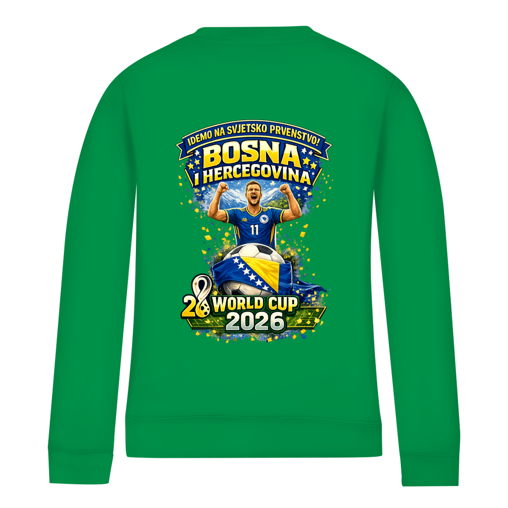 Ženska dukserica – Bosna | Dizajn 01 | Print na leđima