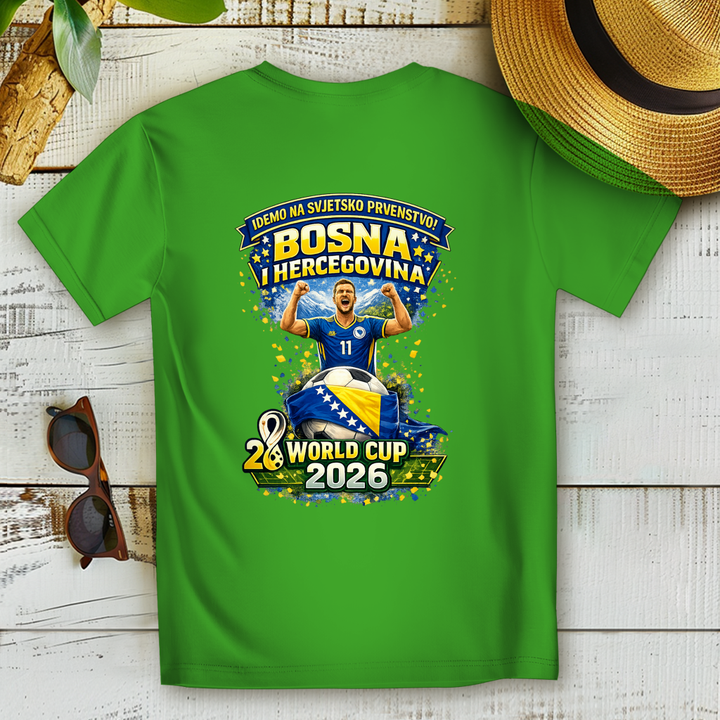 Ženska Premium majica od organskog pamuka – Bosna | Dizajn 01 | Štampa na leđima