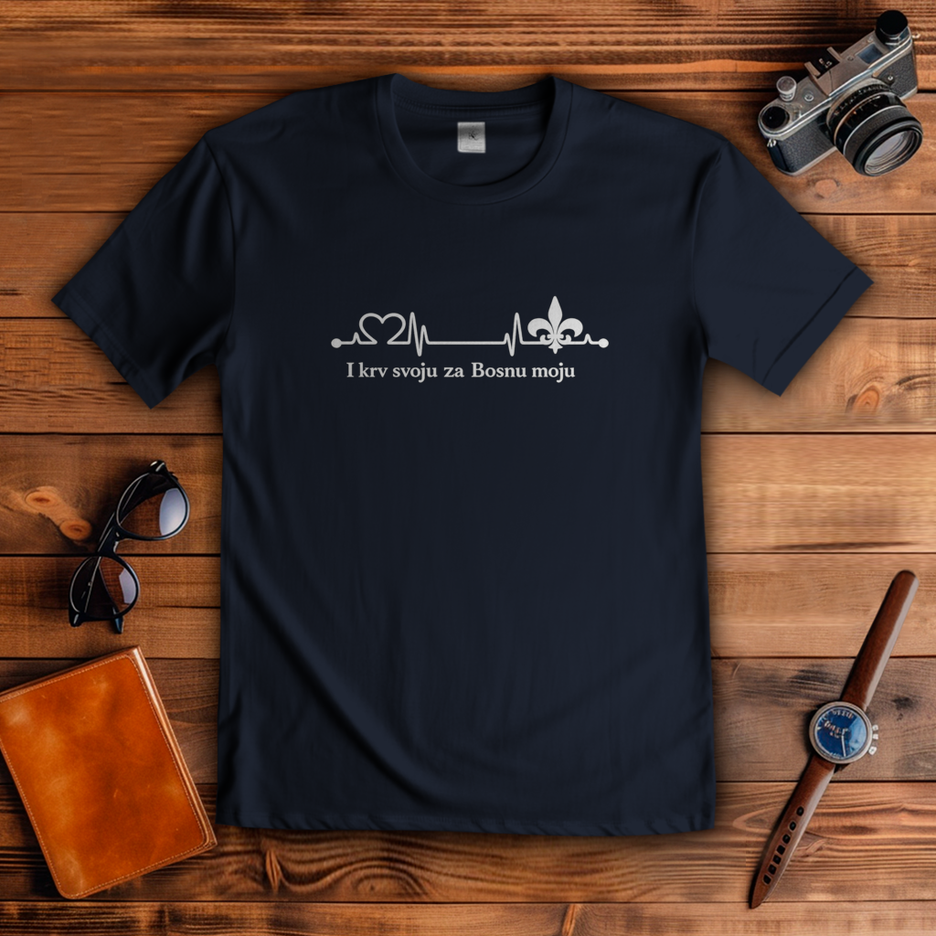 Muška majica kratkih rukava – Za Bosnu Moju | Prednji print