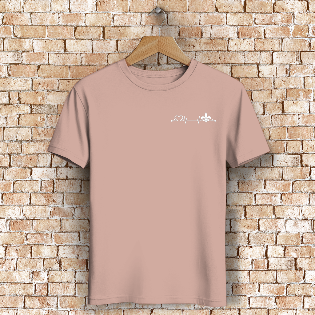 Muška premium majica od organskog pamuka – Srce Bosne | Mali print na grudima