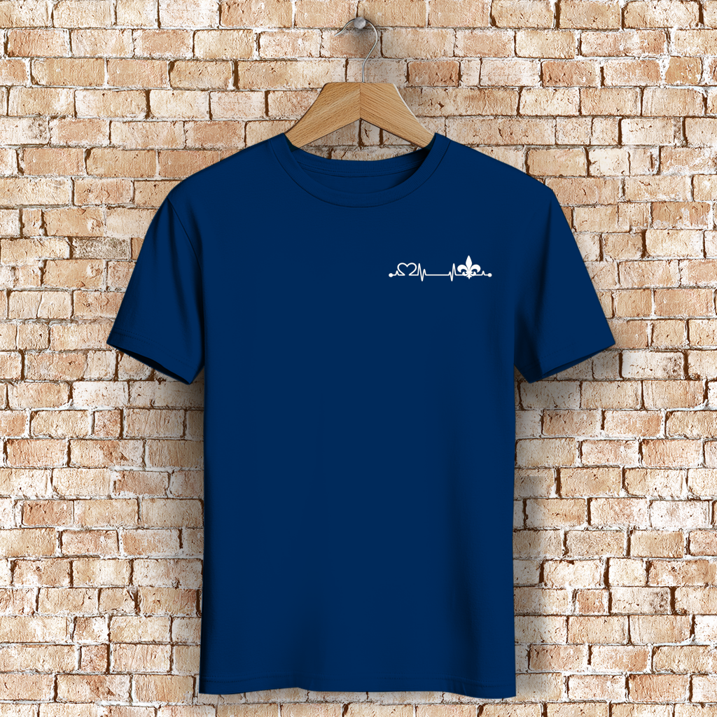 Muška premium majica od organskog pamuka – Srce Bosne | Mali print na grudima