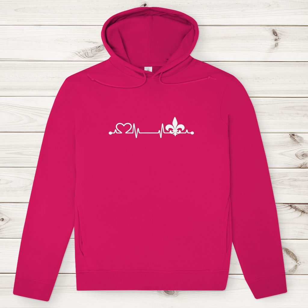 Muški Premium Organski Hoodie – Srce Bosne | Prednja štampa