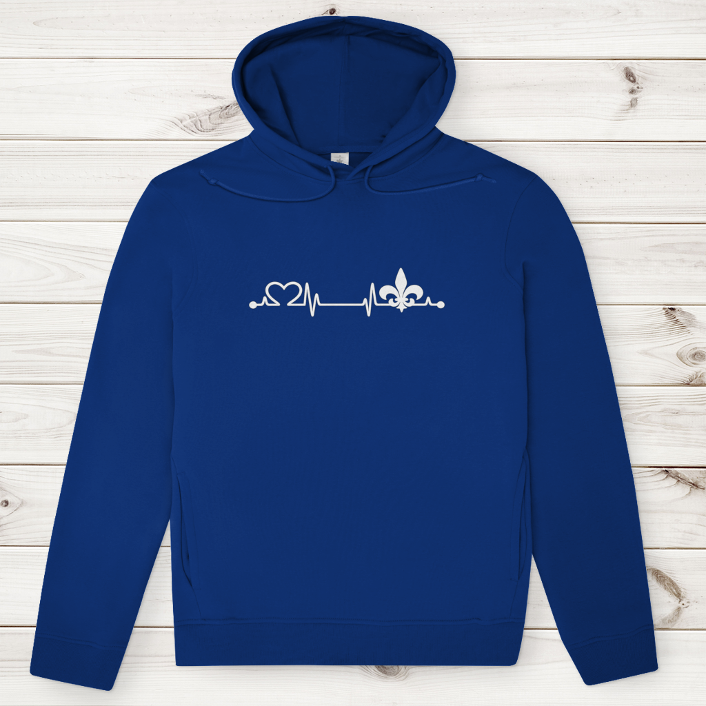 Muški Premium Organski Hoodie – Srce Bosne | Prednja štampa