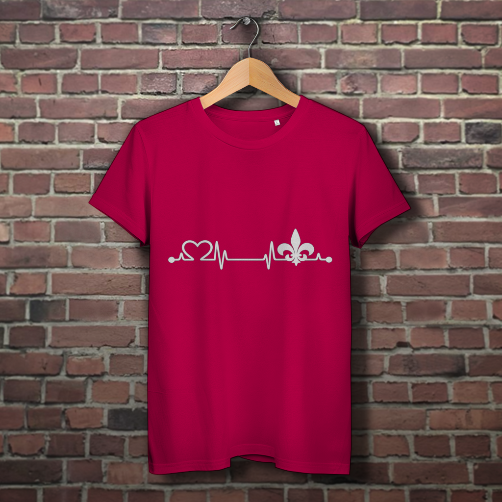 Ženska premium organska majica – Srce Bosne | Prednji print