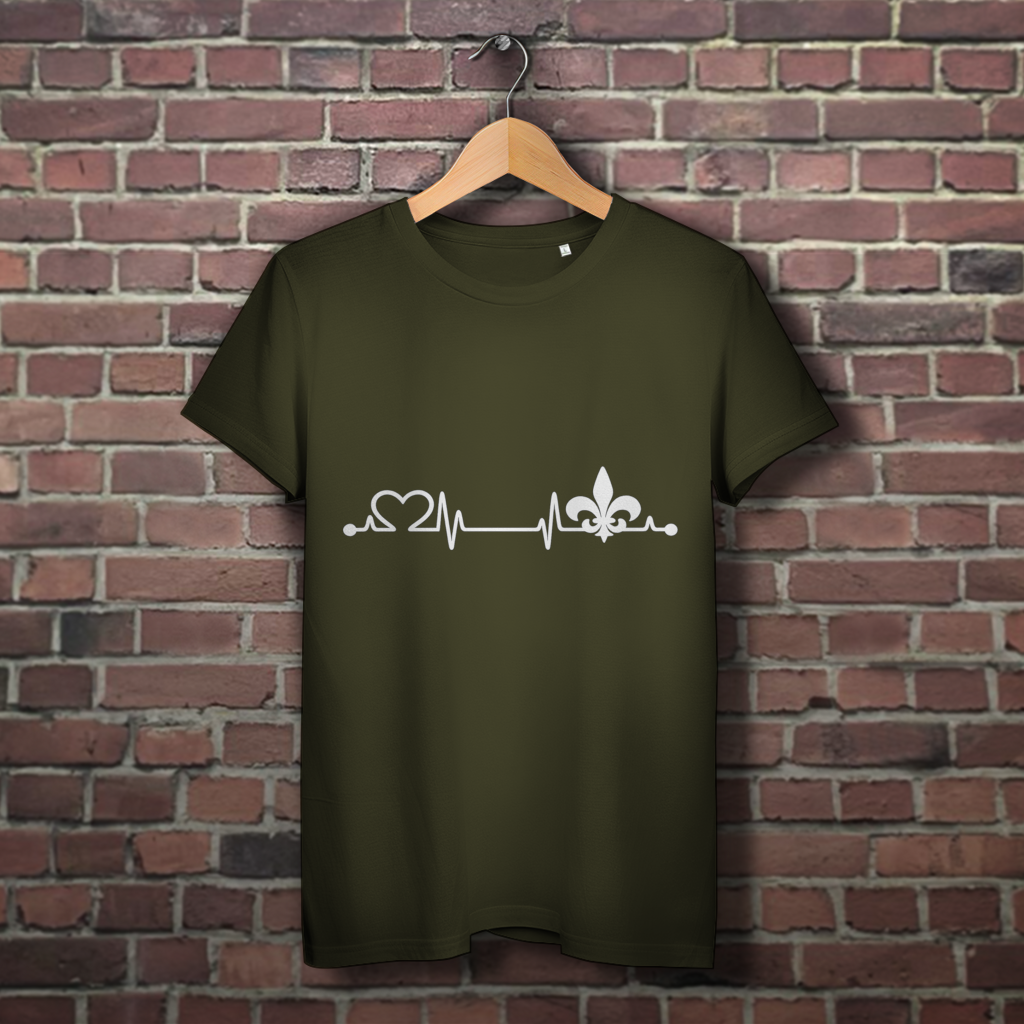 Ženska premium organska majica – Srce Bosne | Prednji print