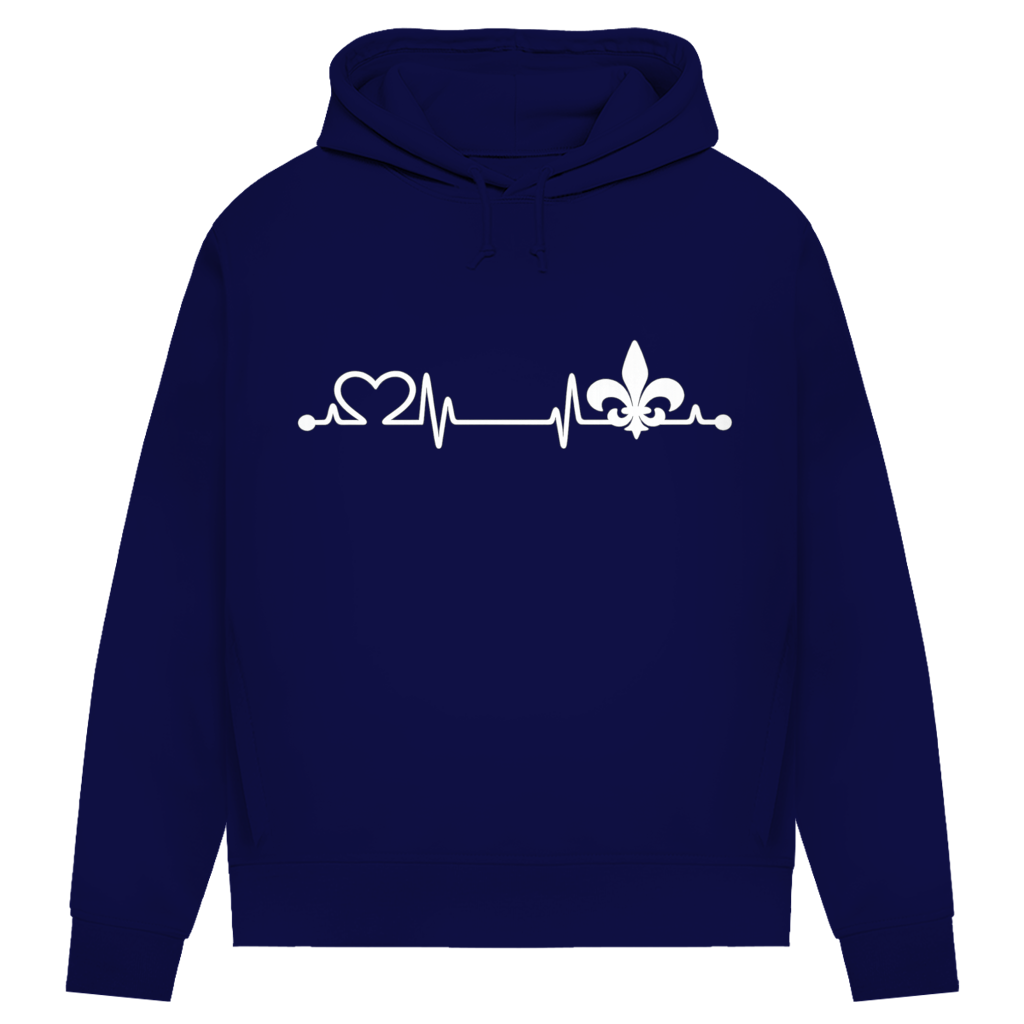 Ženski Premium organski duks – Srce Bosne | Print sprijeda