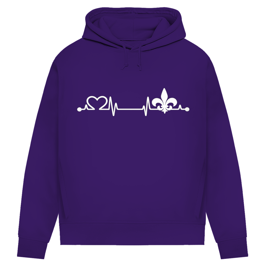 Ženski Premium organski duks – Srce Bosne | Print sprijeda