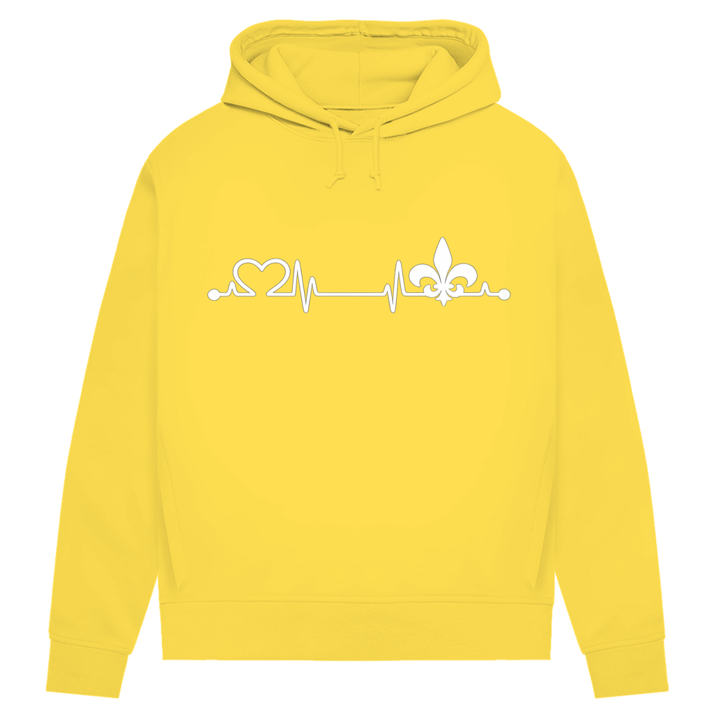 Ženski Premium organski duks – Srce Bosne | Print sprijeda