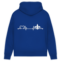 Ženski Premium Organski Hoodie – Srce Bosne | Print na leđima