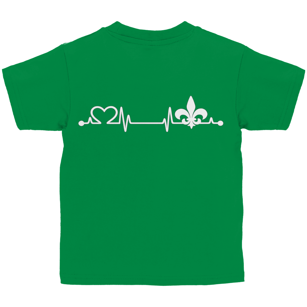 Dječija basic majica – Srce Bosne | Print na leđima