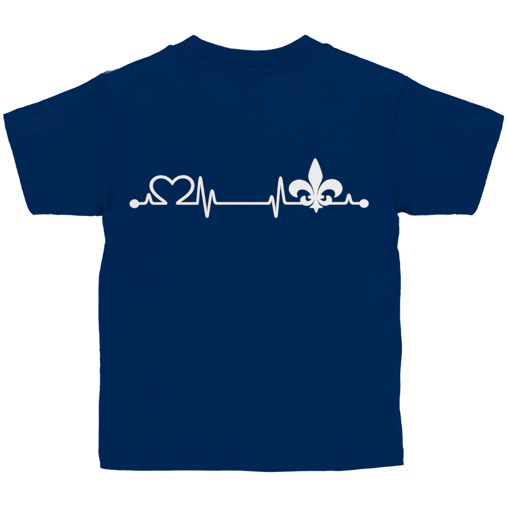 Dječija basic majica – Srce Bosne | Print na leđima