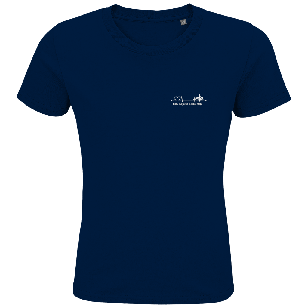 Kids Premium Bio T-Shirt – Za Bosnu Moju | Lijeva prsa