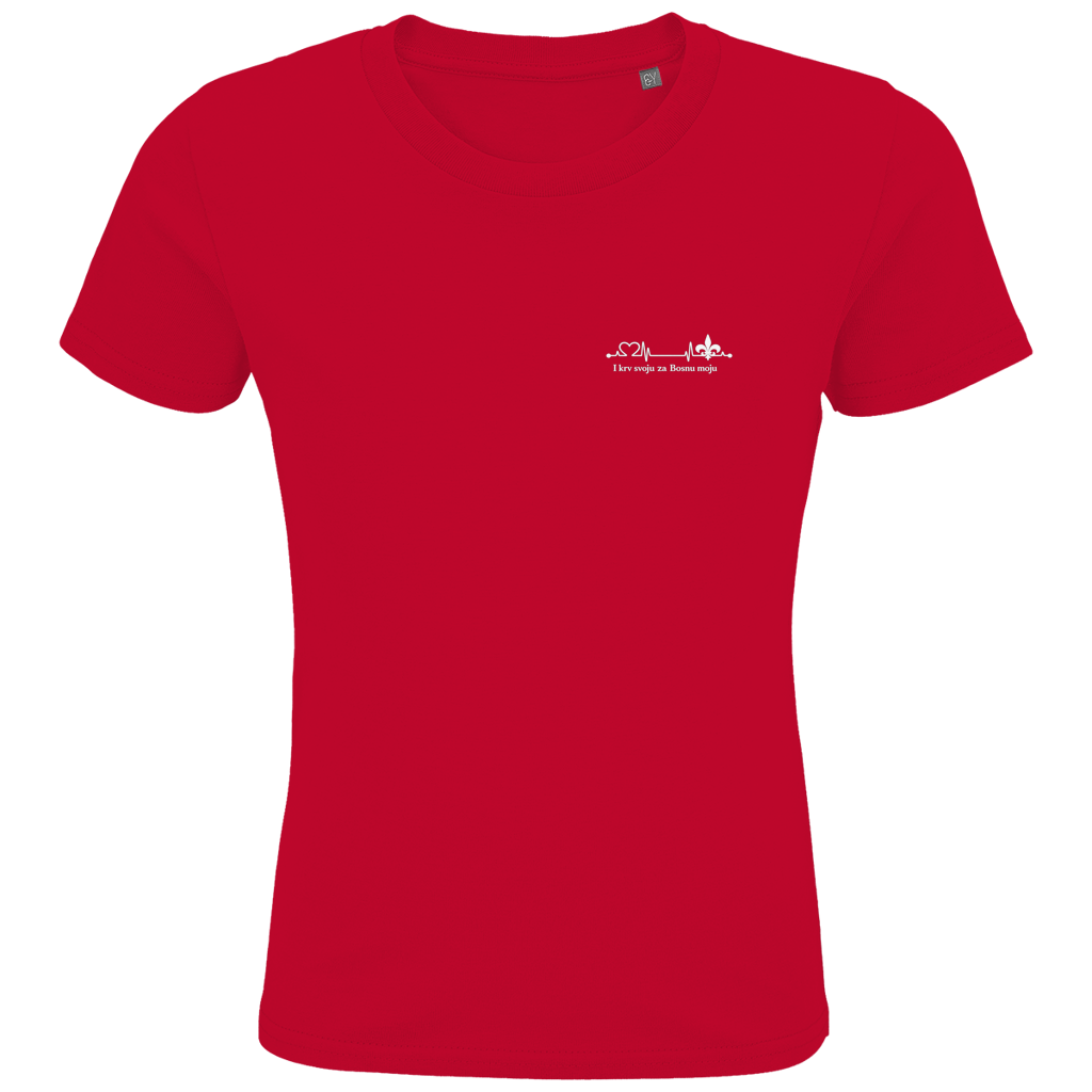 Kids Premium Bio T-Shirt – Za Bosnu Moju | Lijeva prsa