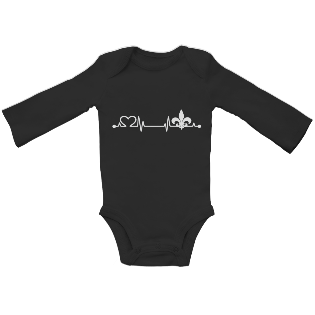 Baby Bio Bodi dugih rukava – Srce Bosne | Prednja štampa