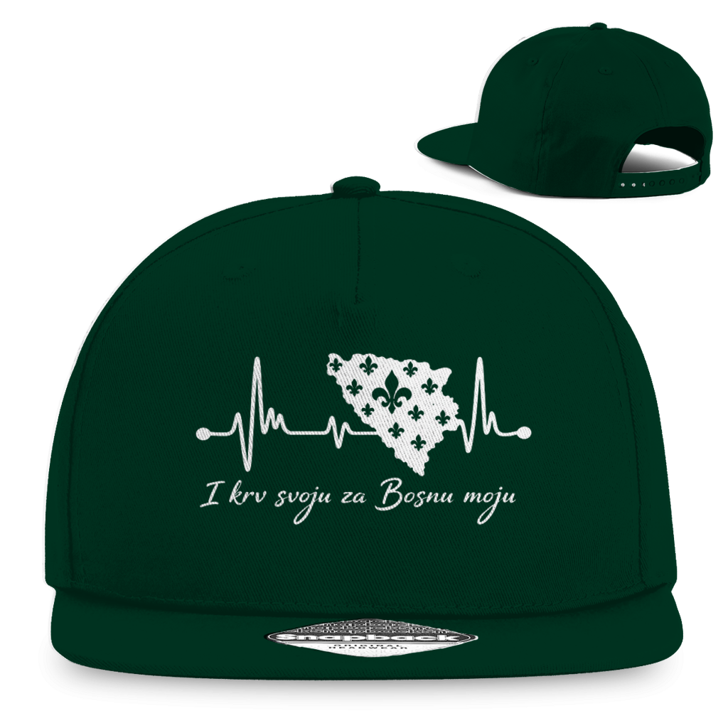 Snapback reper kapa Bosna – Bosna otkucaji srca | Prednja štampa