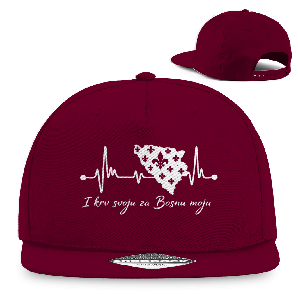 Snapback reper kapa Bosna – Bosna otkucaji srca | Prednja štampa