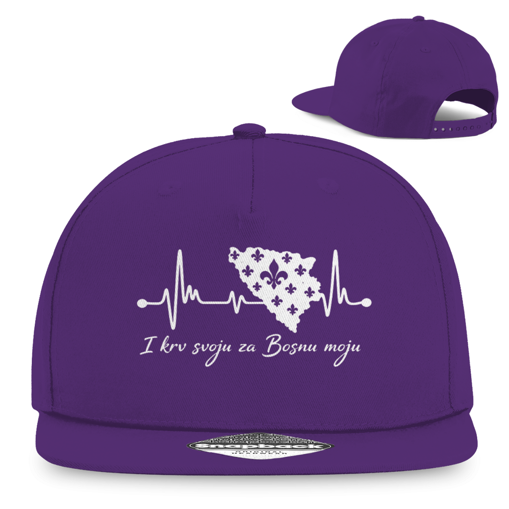 Snapback reper kapa Bosna – Bosna otkucaji srca | Prednja štampa