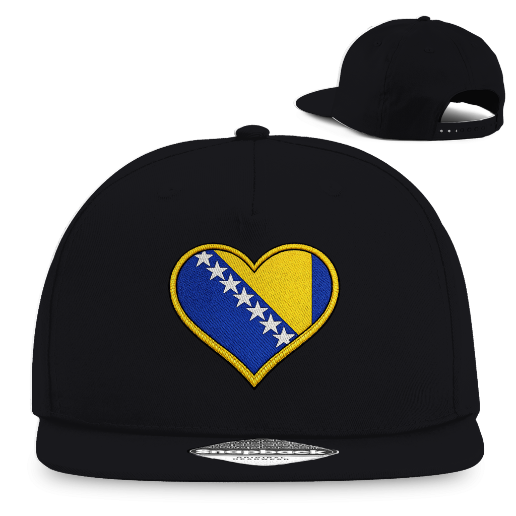 Snapback kapa za repere – Bosna u srcu | Prednja štampa