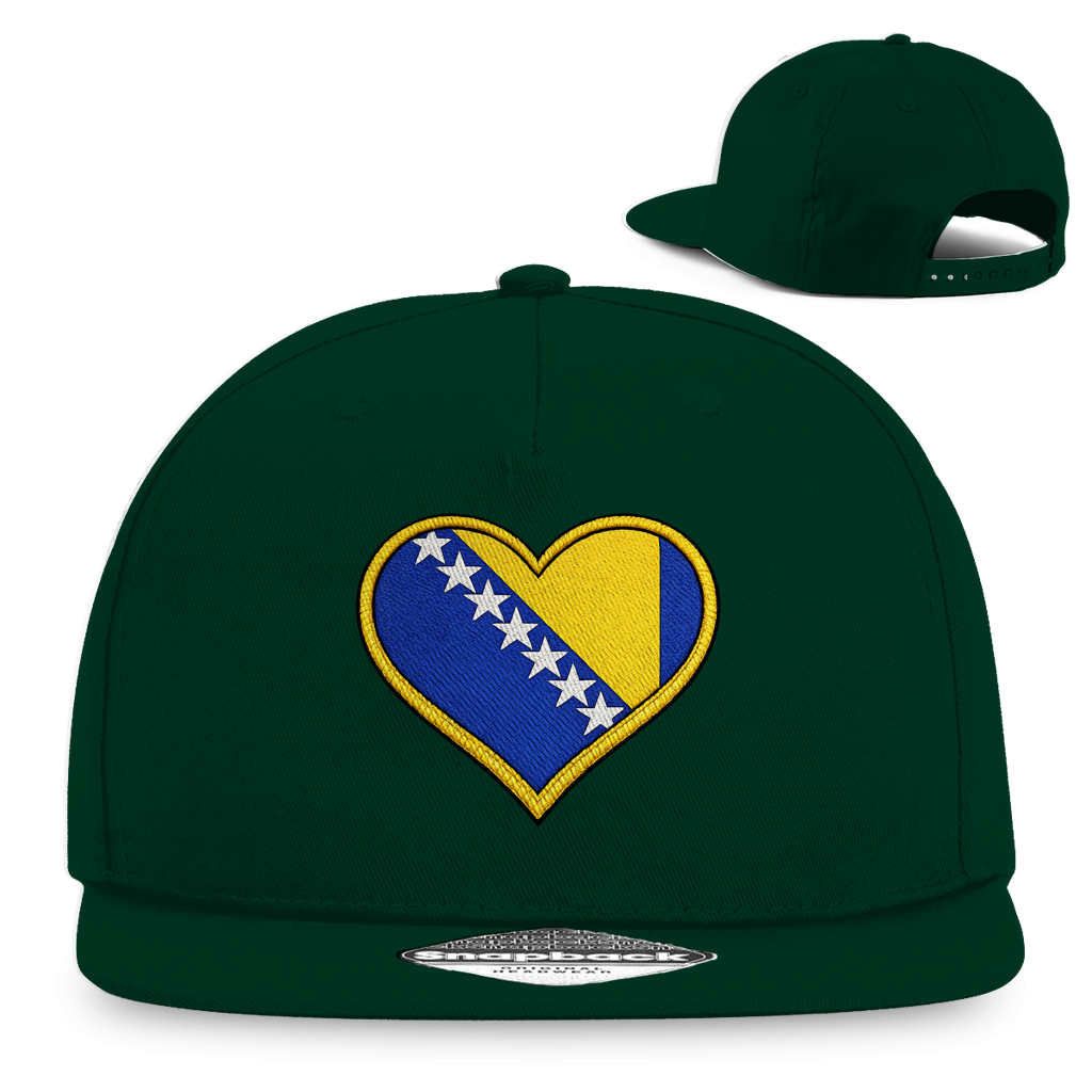 Snapback kapa za repere – Bosna u srcu | Prednja štampa