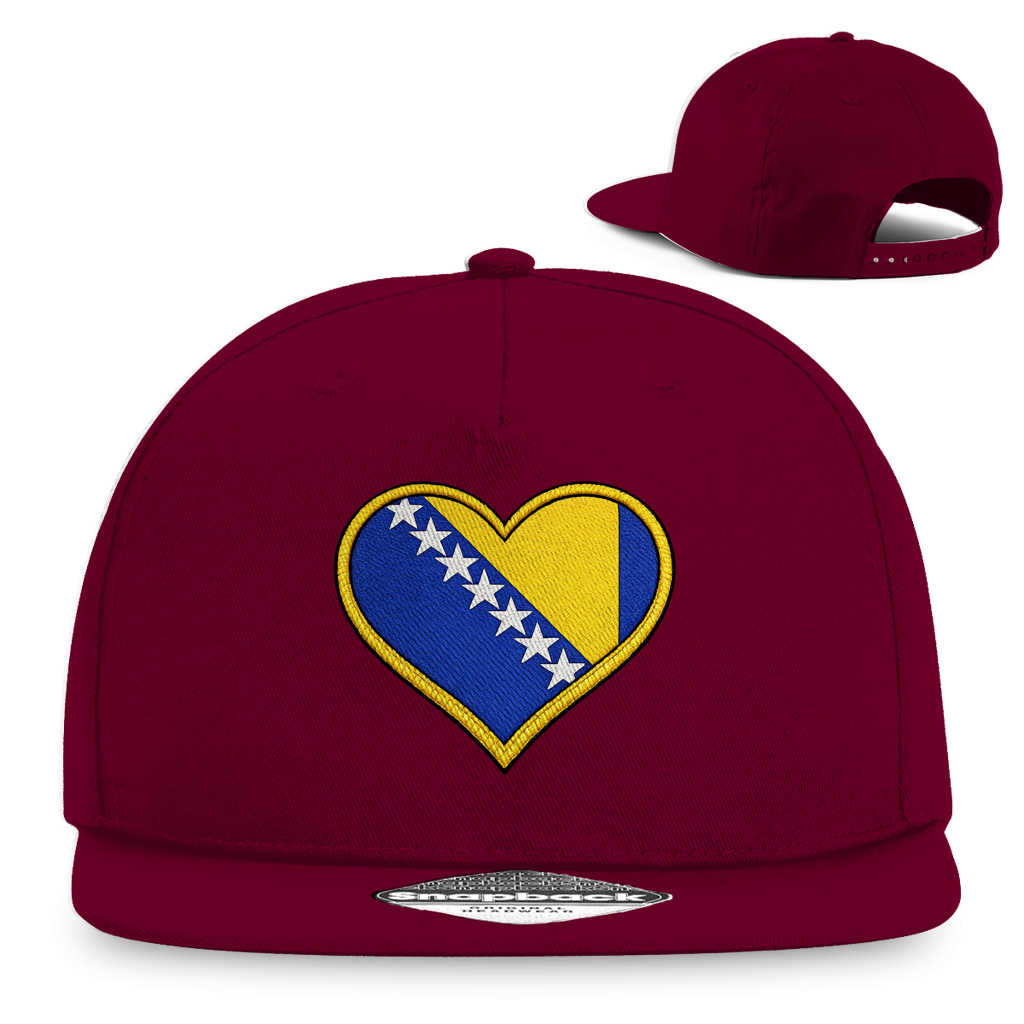 Snapback kapa za repere – Bosna u srcu | Prednja štampa