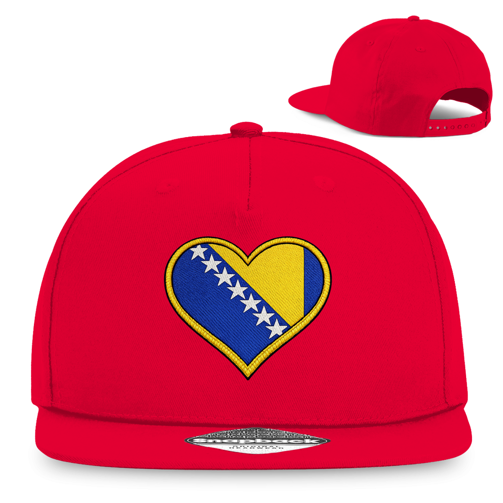 Snapback kapa za repere – Bosna u srcu | Prednja štampa