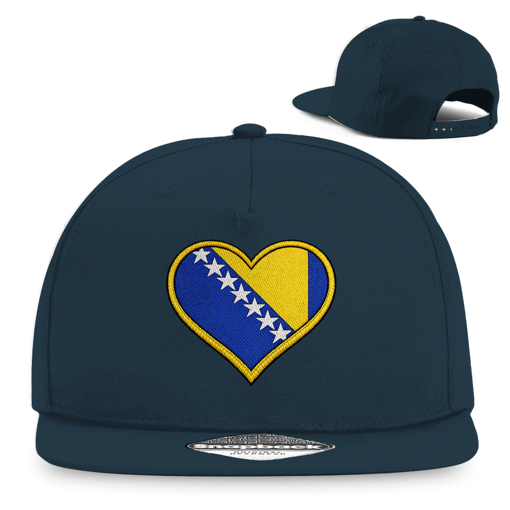 Snapback kapa za repere – Bosna u srcu | Prednja štampa