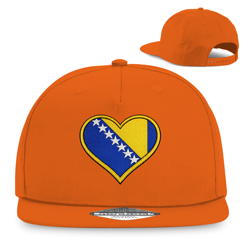 Snapback kapa za repere – Bosna u srcu | Prednja štampa