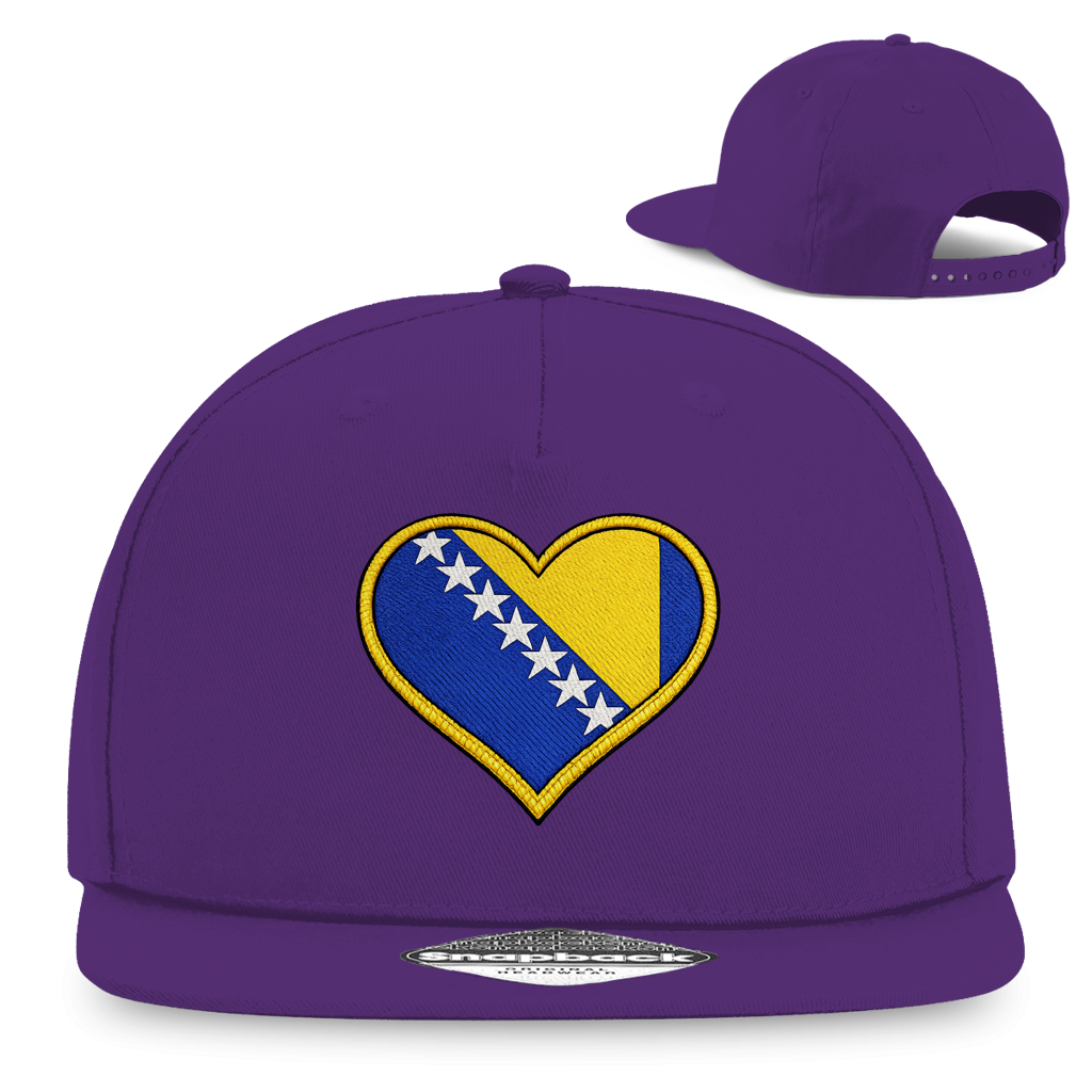 Snapback kapa za repere – Bosna u srcu | Prednja štampa