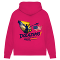 Ženski Premium organski duks – Dolazi Bosna Ponosna | Print na leđima